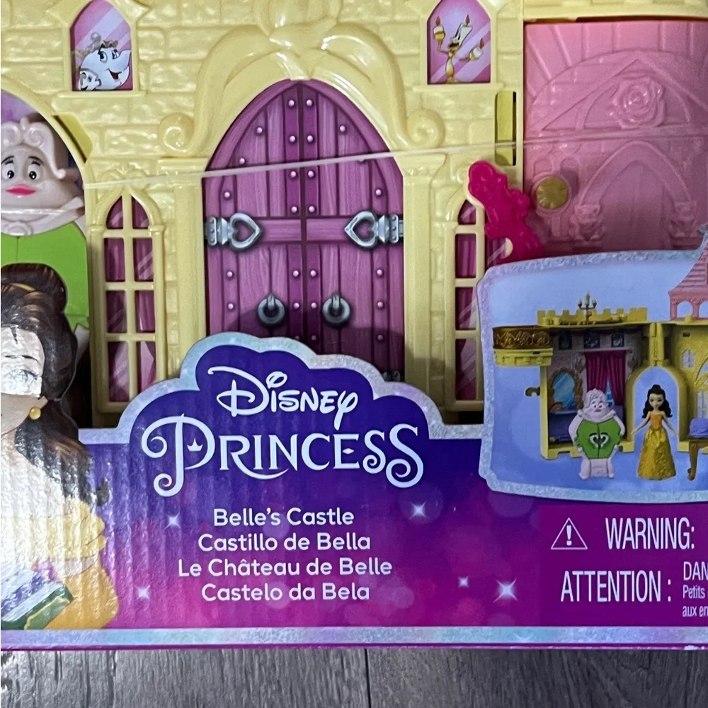 Disney Princess Belle Storytime Stackers Castle Doll House New